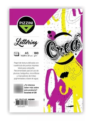 BLOCK LETTERING 180GRS/M2 A5 30HJS ART PBLETX30E AAÑ