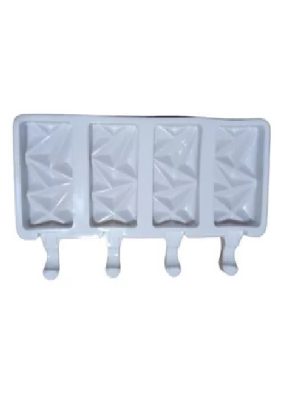 MOLDE DE SILICONA PARA HELADO X4 ART 6140 BAÑ