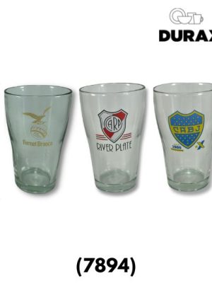 VASO VIDRIO PINTA FERNET-BOCA-RIVER ART 7894 EAÑ